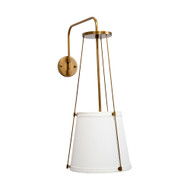 Jamie Young California Wall Sconce - Antique Brass