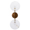 Jamie Young Oracle Alabaster Sconce - Antique Brass