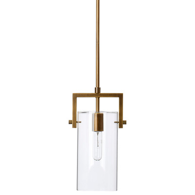 Jamie Young Cambrai Brass & Glass Pendant - Small
