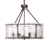Jamie Young Glenn Large Round Metal Chandelier - Bronze
