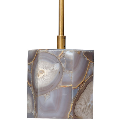 Jamie Young Hex Agate Pendant