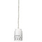 Jamie Young Perforated Long Ceramic Light Pendant - White