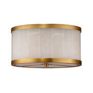 Jamie Young Upsala Alabaster Flush Mount Ceiling Light - Small