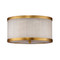 Jamie Young Upsala Alabaster Flush Mount Ceiling Light - Small