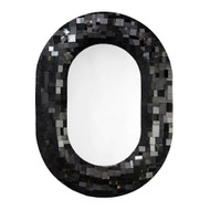 Jamie Young Enigma Iron Oval Mirror