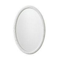 Jamie Young Ovation Oval Mirror - White