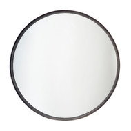 Jamie Young Refined Iron Round Mirror - Black