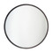 Jamie Young Refined Iron Round Mirror - Black