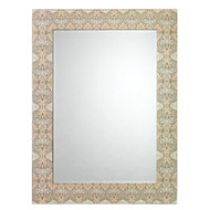 Jamie Young Rorschach Mirror - Gray And Cream Lacquer
