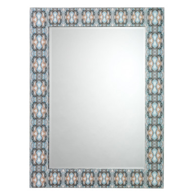 Jamie Young Rorschach Mirror - Indigo Blue Lacquer