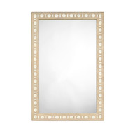 Jamie Young Sama Wood & Bone Inlay Rectangle Mirror