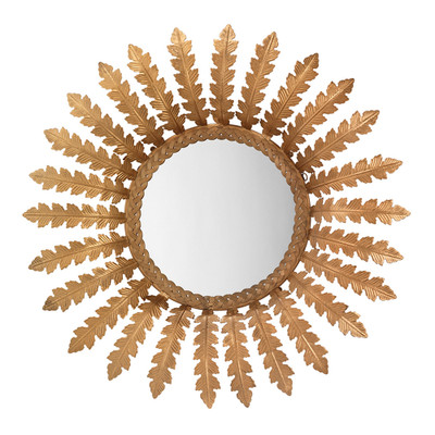 Jamie Young Elouise Metal Mirror - Antique Brass