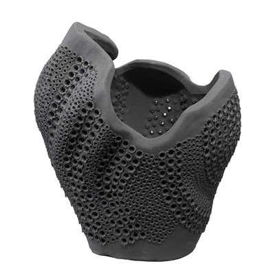 Jamie Young Eclipse Porcelain Vase - Black