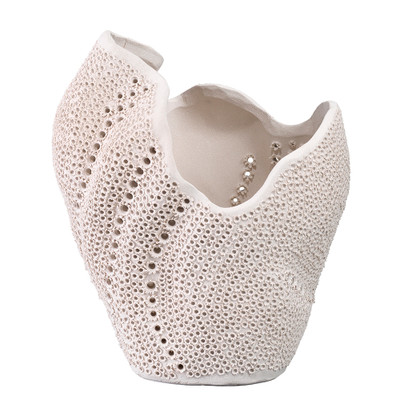 Jamie Young Eclipse Porcelain Vase - White