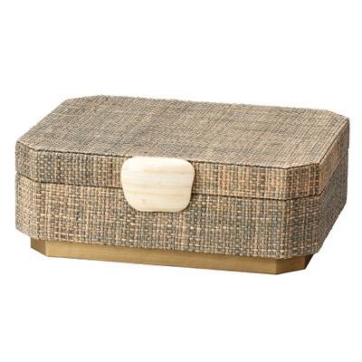 Jamie Young Eden Decorative Box - Grey