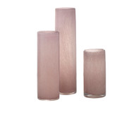Jamie Young Gwendolyn Hand Blown Glass Vases - Set Of 3 - Pink