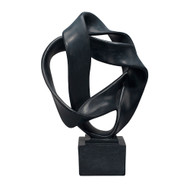 Jamie Young Intertwined Object On Stand - Black