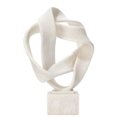 Jamie Young Intertwined Object On Stand - White