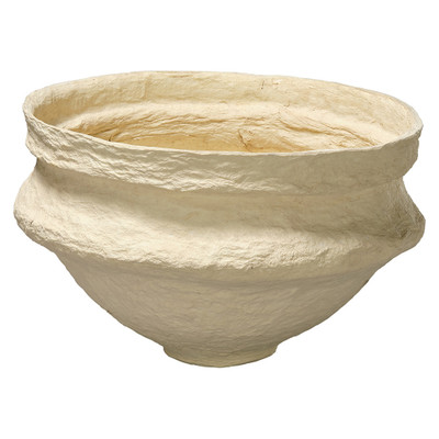 Jamie Young Landscape Cotton Mache Large Bowl - Cream