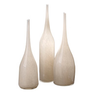 Jamie Young Pixie Decorative Glass Vases - Set Of 3 - Grey