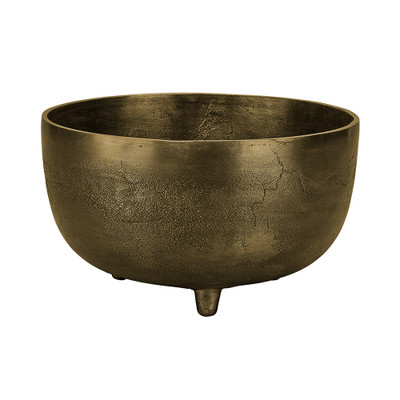 Jamie Young Relic Metal Large Footed Bowl