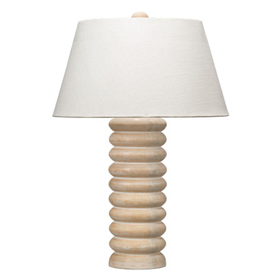 Jamie Young Abacus Mango Wood Table Lamp