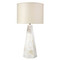 Jamie Young Borealix Alabaster Hexagon Table Lamp