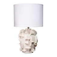 Jamie Young Helios Ceramic Table Lamp - White