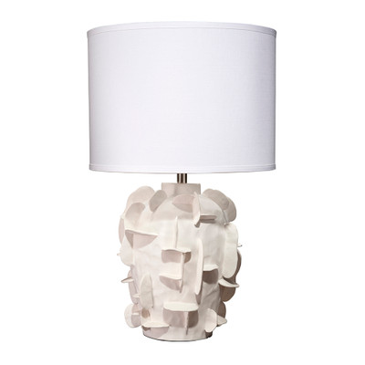 Jamie Young Helios Ceramic Table Lamp - White