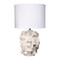 Jamie Young Helios Ceramic Table Lamp - White