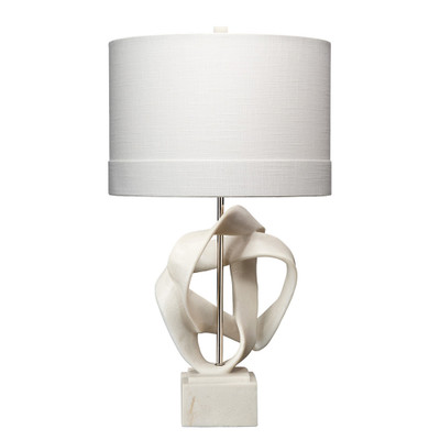 Jamie Young Intertwined Table Lamp - White