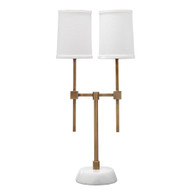 Jamie Young Minerva Twin Shade Console Lamp