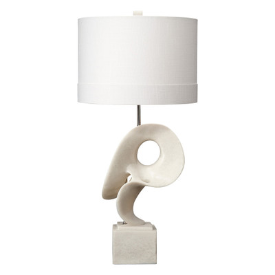 Jamie Young Obscure Table Lamp - White