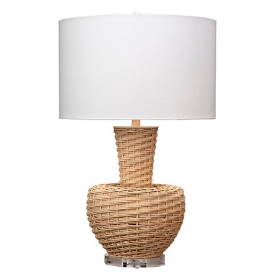 Jamie Young Portobello Rattan Table Lamp