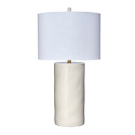 Jamie Young Undertow Ceramic Table Lamp - Cream