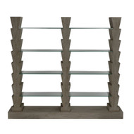 CFC Union Bookcase - Grey Wash Wax