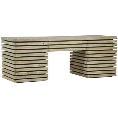 CFC Milo Desk - Grey Wash Wax