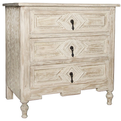 CFC Anderson Nightstand - Grey Wash Wax