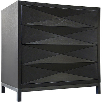 CFC Diamante Nightstand - Black Shellac