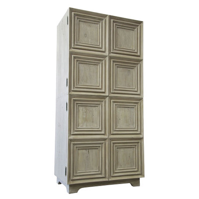 CFC Hathaway Armoire - Grey Wash Wax