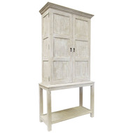 CFC Reclaimed Lumber Ramiro Cabinet - Grey Wash Wax