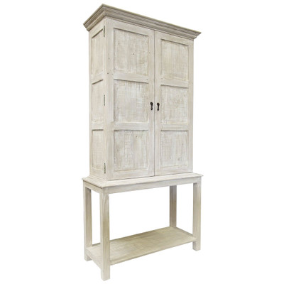 CFC Reclaimed Lumber Ramiro Cabinet - Grey Wash Wax