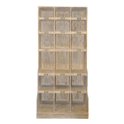 CFC Wine Cabinet - Grey Wash Wax