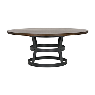 CFC Basket Dining Table - 72" - Light Shellac