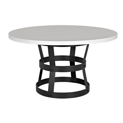 CFC Basket Dining Table - 54" - Angel White