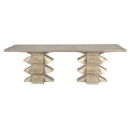 CFC Dolores Dining Table - Grey Wash Wax -96"