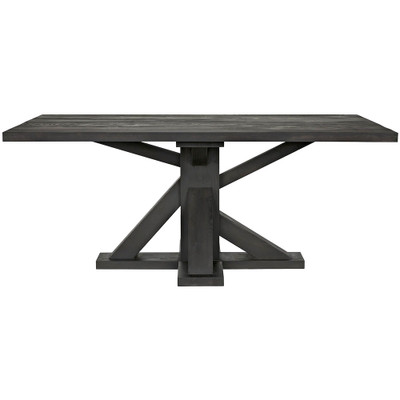 CFC Grace Dining Table - Black Wax