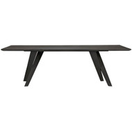 CFC Sofia Dining Table - Black Wax - 96"