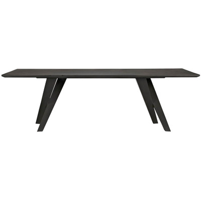 CFC Sofia Dining Table - Black Wax - 102"