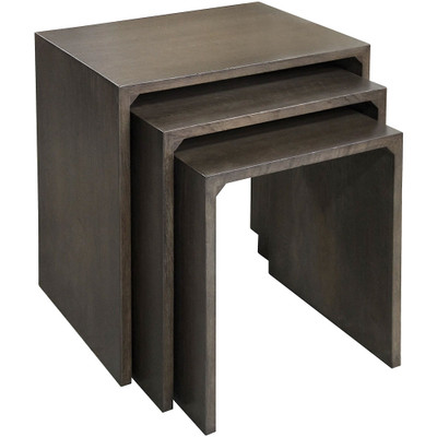 CFC Chesterfield Nesting Tables - Light Shellac